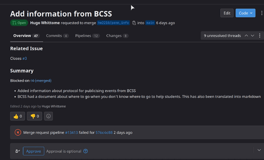 gif showing going to commits tab and adding a comment to the review, selecting multiple lines