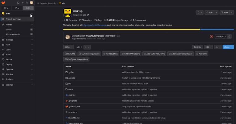 Members page on GitLab showing the current owners and maintainers found by going to Members in the navigation group “Group Information”